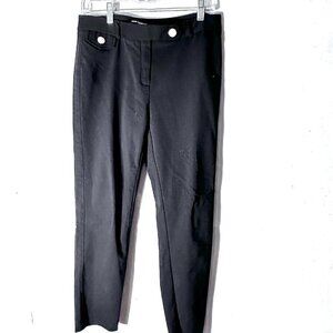Karl Lagerfeld Slacks Size 4 EUC Black Pants Trousers Crop Ankle Cropped Legging